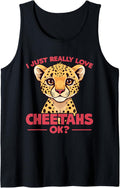 I Just Really Love Cheetahs Ok Cheetah Lover Cheetah Kids Tank Top Tank Top Viral TikTok Find Fan Favorite