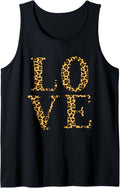 Love Cheetah Print Leopard Love Tank Top Tank Top Premium Print Gift Ready