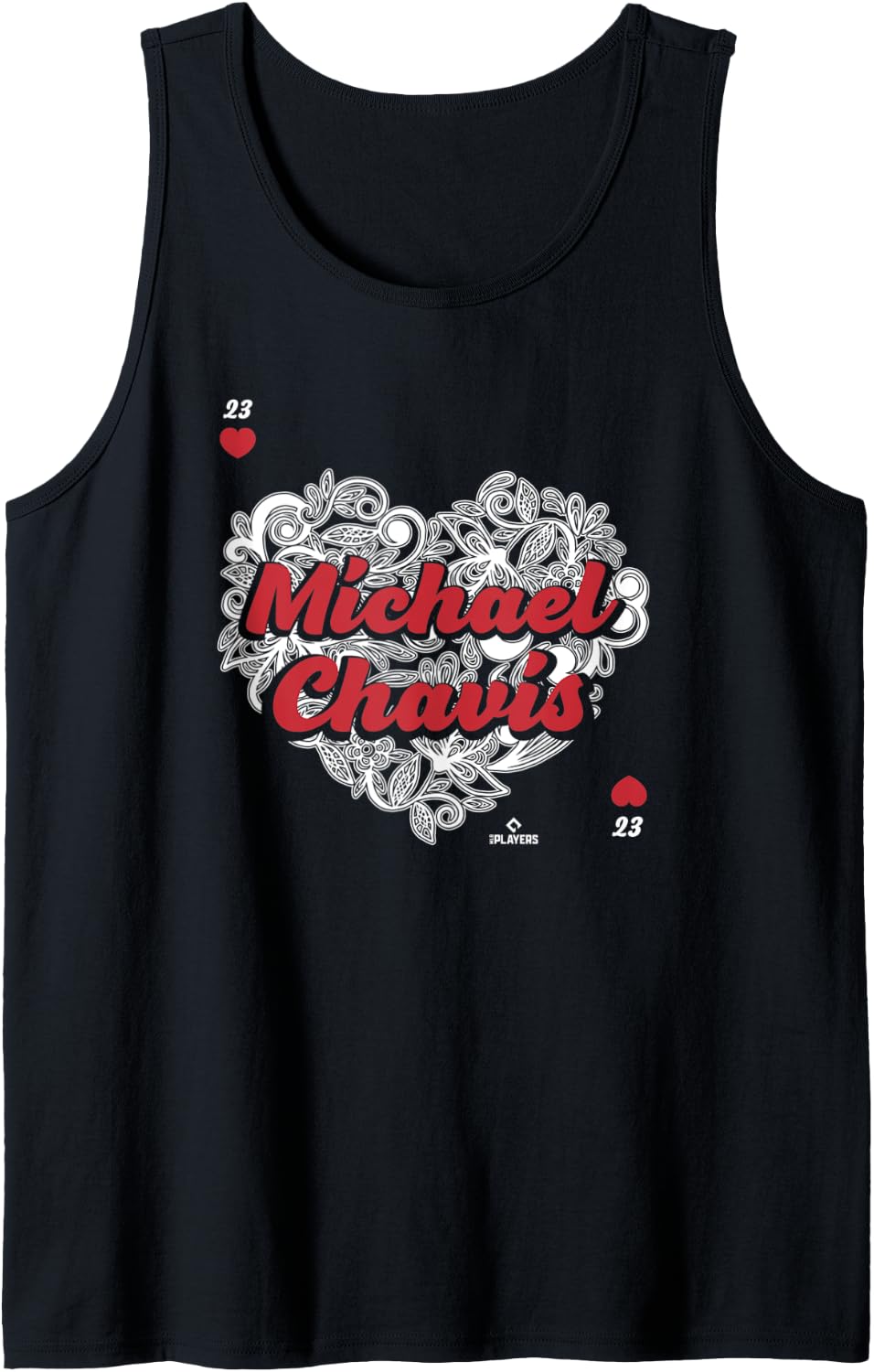 Michael Chavis Queen of Heart Tank Top Tank Top | US Best Seller