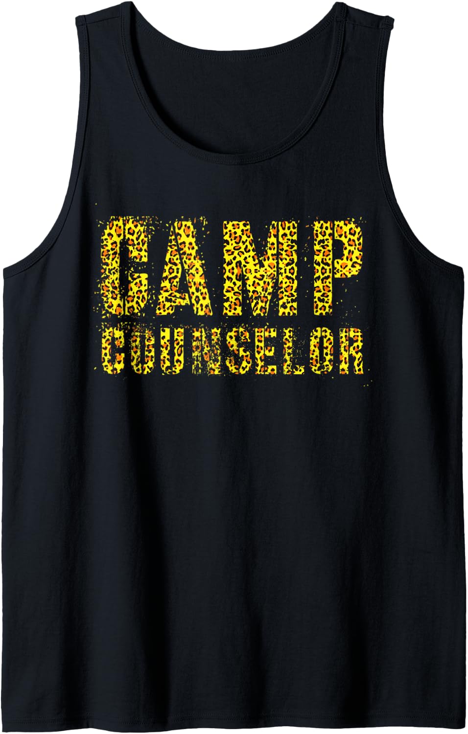 CAMP COUNSELOR Leopard Print Summer Teacher Instructor Coach Tank Top Tank Top Viral TikTok Find Fan Favorite