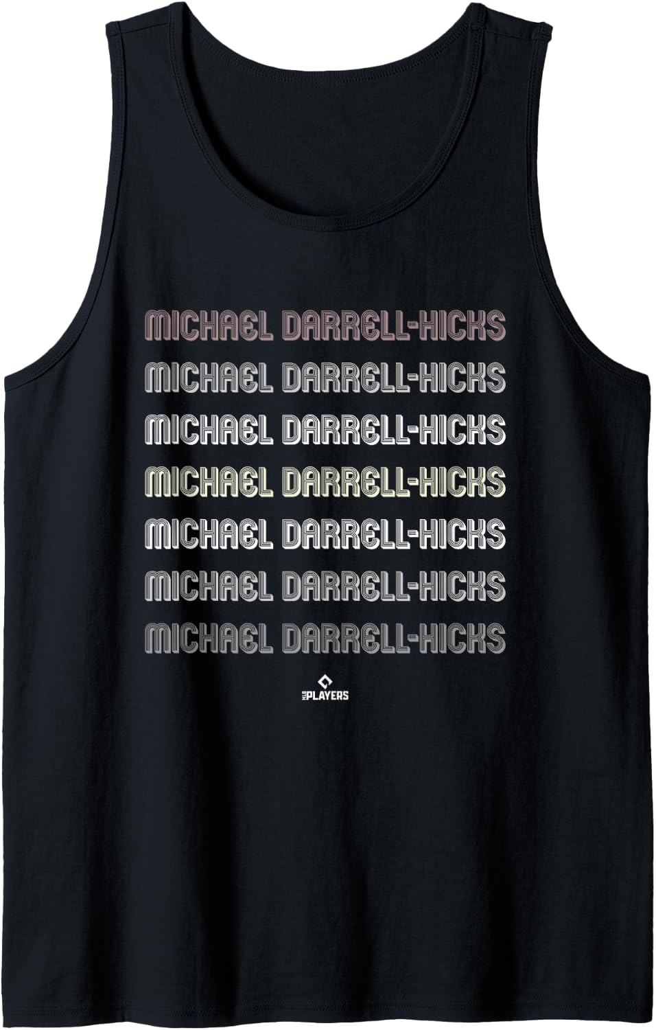 Retro Repeat Michael Darrell-Hicks Prospect Baseball Fan Tank Top Tank Top | Premium Quality