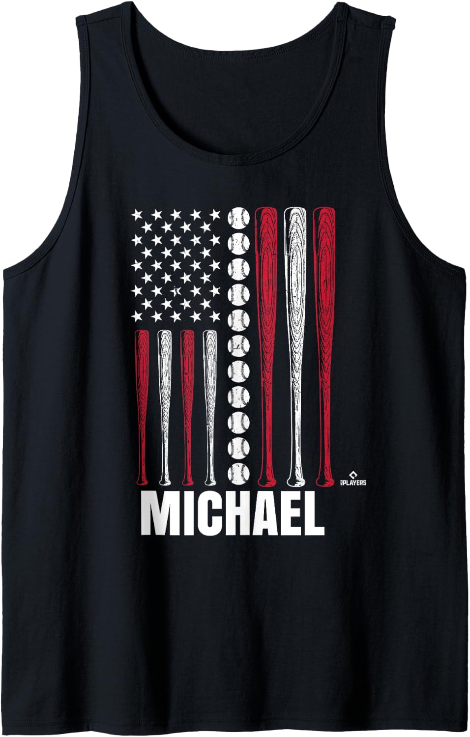 Baseball American Flag Michael Flynn Prospect Baseball Fan Tank Top Tank Top | Premium Quality