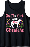 Cheetah Just a Girl Who Loves Cheetahs Tank Top Tank Top High Search Demand Gift Ready