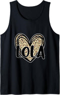 Cute LOLA Women s Leopard Cheetah Print Heart Grandmother Tank Top Tank Top High Search Demand Gift Ready