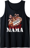 Leopard Cheetah Print Football Mom Mama Cute Game Day Women Tank Top Tank Top Comfort Fit US Top Pick