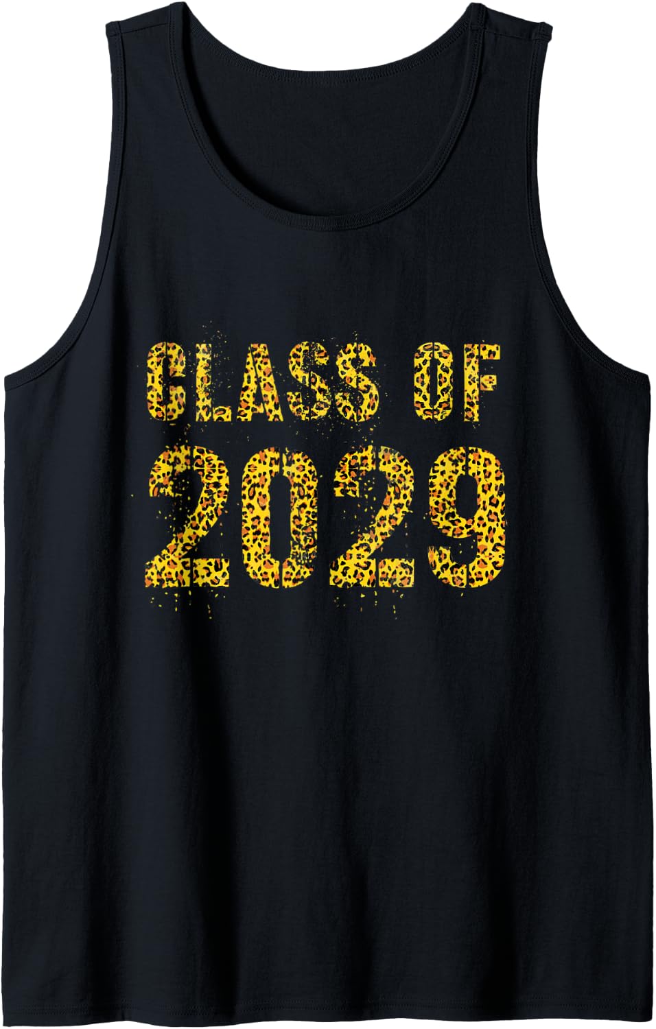 Future Graduation CLASS of 2029 Leopard Print 6th Gr Girl Tank Top Tank Top Premium Print US Top Pick