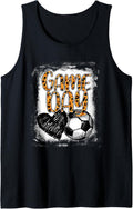 Soccer Game Day Women Leopard Cheetah Print Soccer Fan Tank Top Tank Top Trending US Hot Right Now