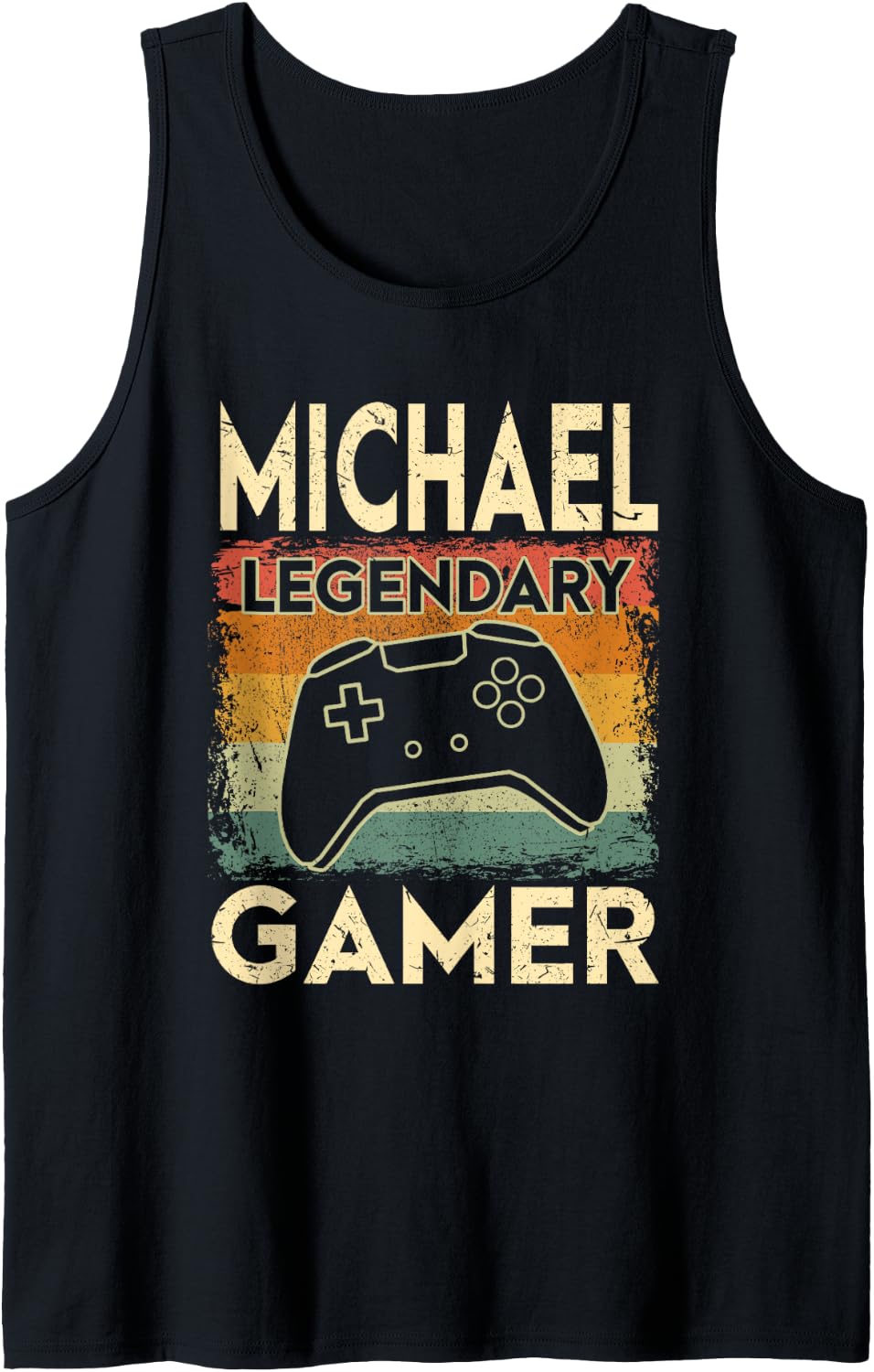 Mens Gaming Personalized Name Michael Legendary Gamer Tank Top Tank Top | Trending 2025