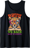 Bruh We Back Cheetah Back To School Teacher Boys Girls Kids Tank Top Tank Top Comfort Fit Fan Favorite