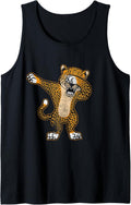 Dabbing Cheetah Cute Big Cat Lover Funny Cheetah Animal Tank Top Tank Top Streetwear Style Hot Right Now
