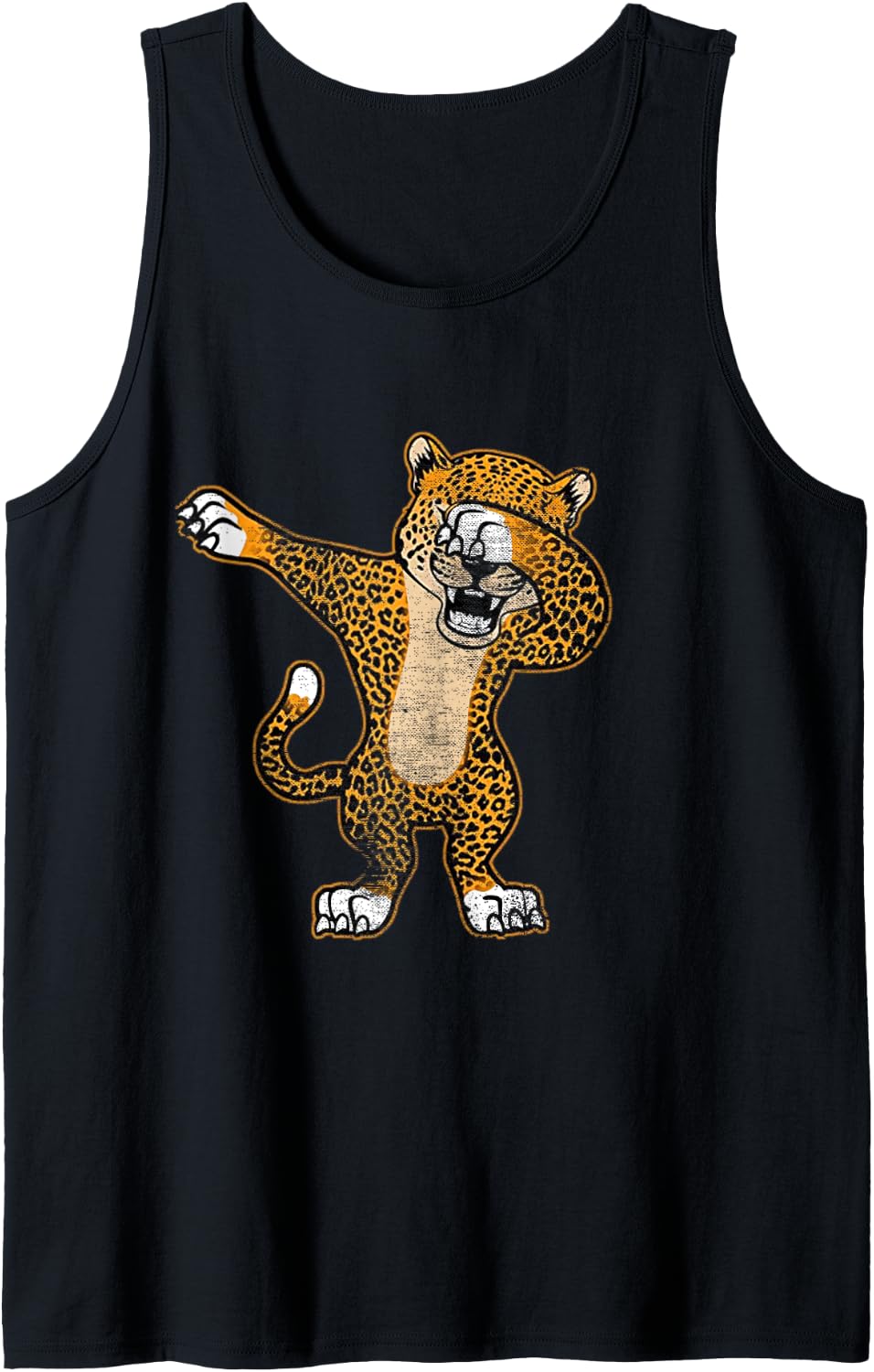 Dabbing Cheetah Cute Big Cat Lover Funny Cheetah Animal Tank Top Tank Top Streetwear Style Hot Right Now