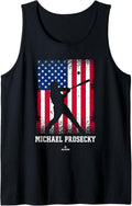 American Flag Swing Michael Prosecky Prospect Baseball Fan Tank Top Tank Top | Viral Streetwear Style