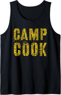 CAMP COOK Leopard Print Summer Campfire Chef 2022 Girl Crew Tank Top Tank Top Streetwear Style US Top Pick