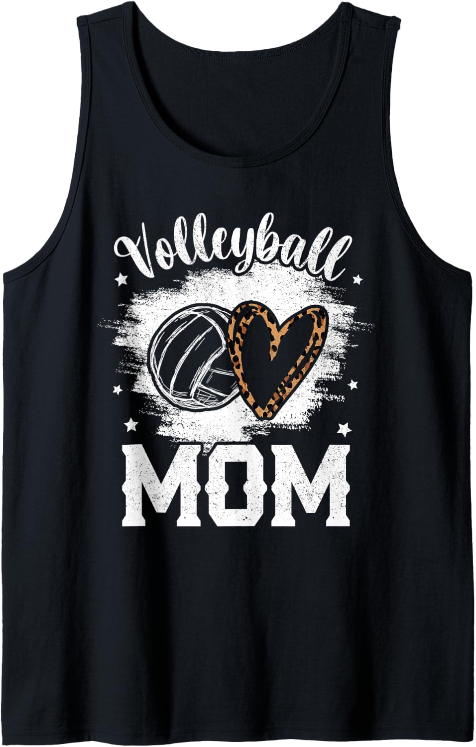 Volleyball Game Day Leopard Cheetah Women Volleyball Mom Tank Top Tank Top Premium Print Gift Ready