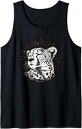 Cheetah In The Stars Elegant Wild Spirit Art Tank Top Tank Top Comfort Fit Best Seller Look