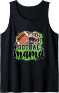 Football Mama Football Mom Cheetah Print Tank Top Tank Top Premium Print Hot Right Now