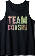 TEAM COUSIN Leopard Print Funny Grandma Granddad Reeducation Tank Top Tank Top Premium Print US Top Pick