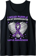 Cheetah Print I Wear Purple Granddaughter Lupus Awareness Tank Top Tank Top High Search Demand Hot Right Now