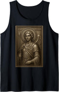 Icon of the Archangel Michael - Icons of the Holy Angels Tank Top Tank Top | Everyday Casual Wear