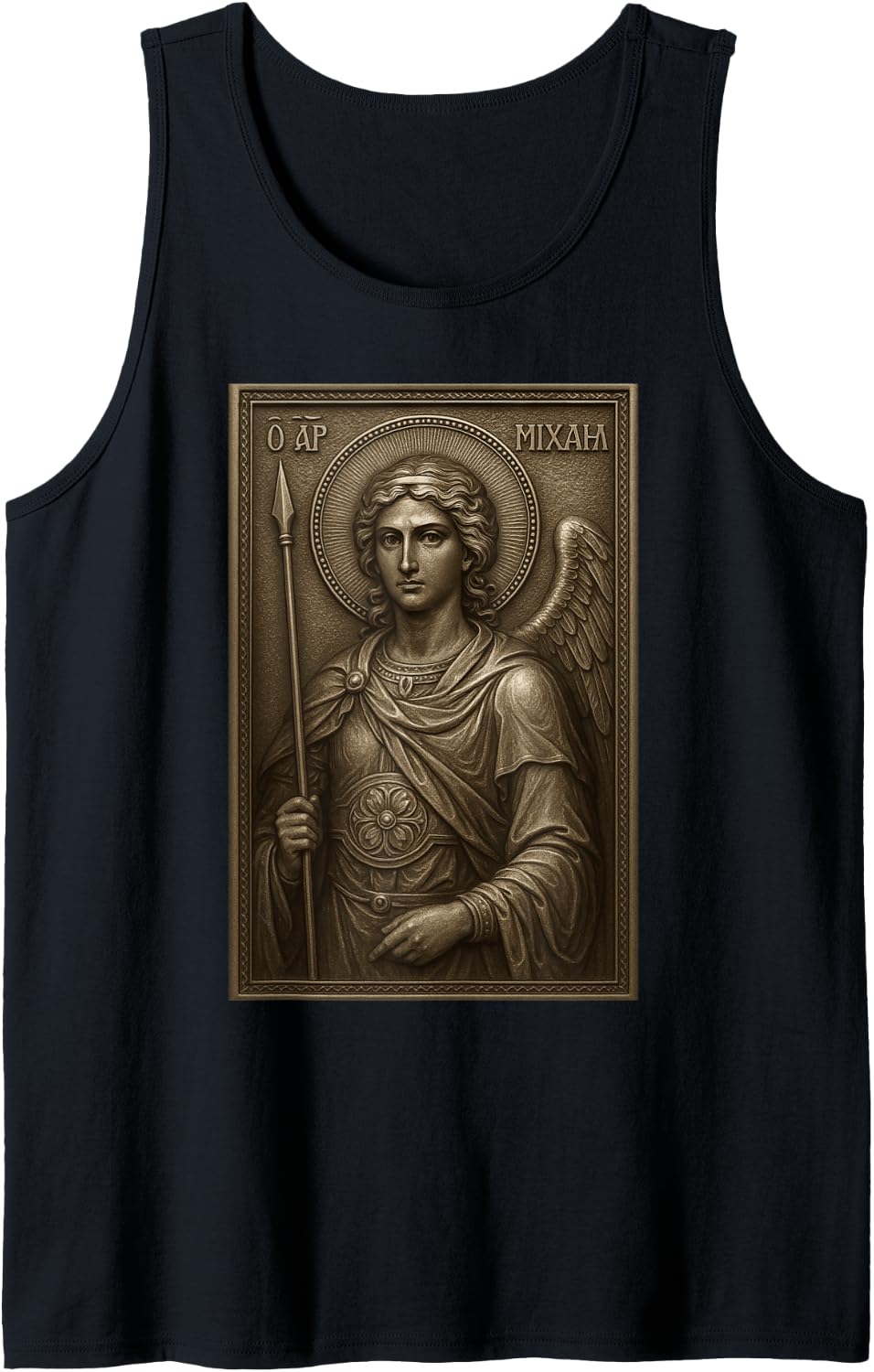 Icon of the Archangel Michael - Icons of the Holy Angels Tank Top Tank Top | Everyday Casual Wear