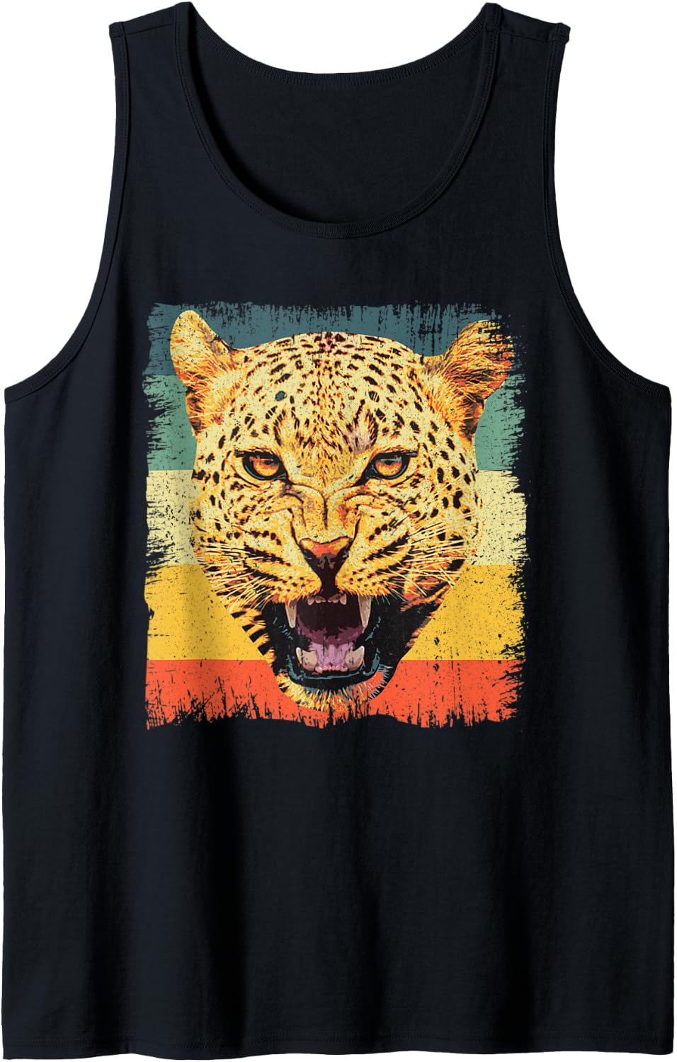 Cool Cheetah For Men Women Kids Animal Face Safari Wildlife Tank Top Tank Top Comfort Fit Best Seller Look