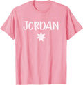 Pink Jordanian Flag of Jordan Souvenir for Women and Girls Apparel | Viral Streetwear Style