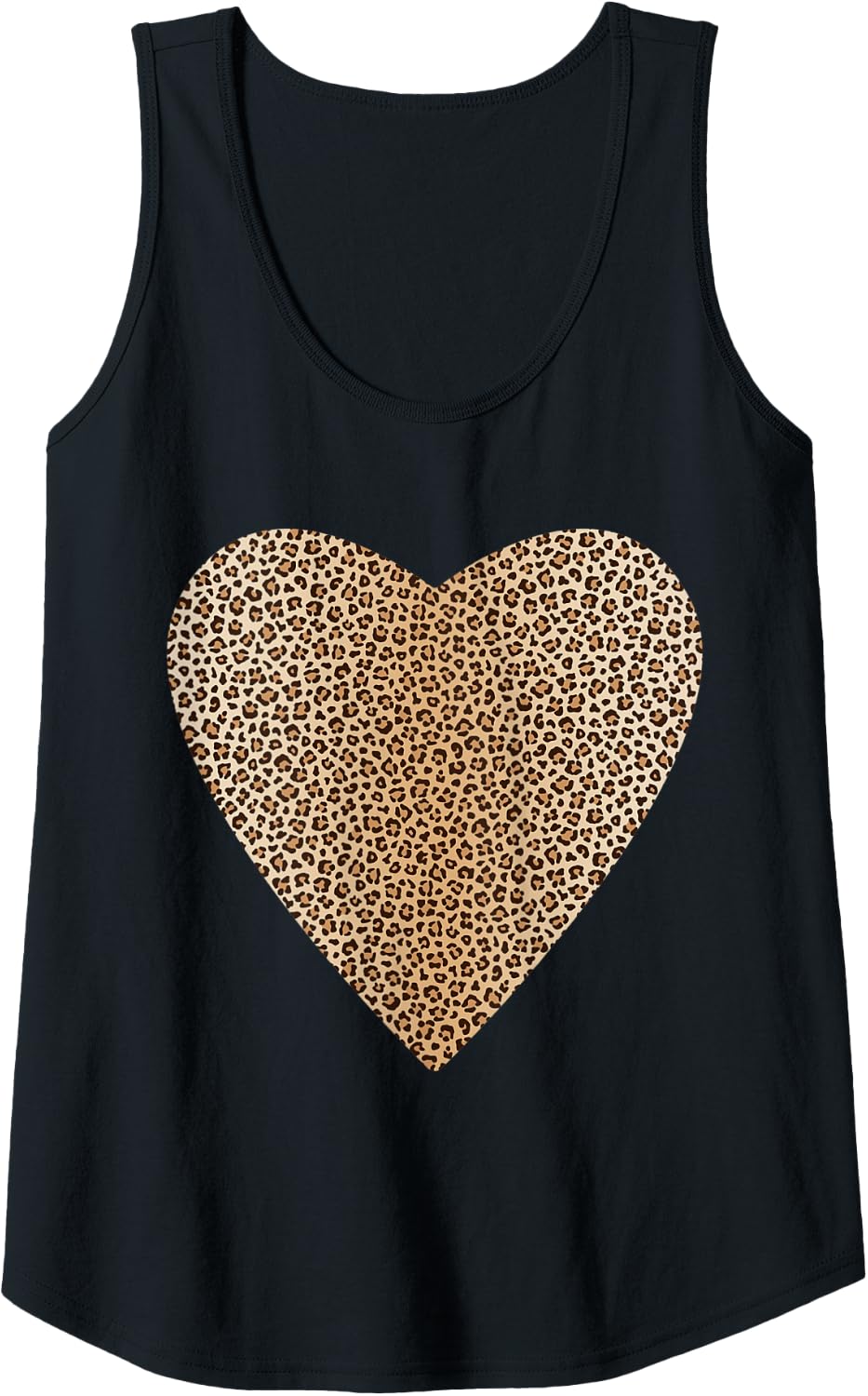Womens Heart Cheetah Leopard Tiger Print Tank Top Tank Top High Search Demand Best Seller Look
