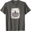 Hello Fall Halloween Pink Leopard Cheetah Pumpkin Bleached Apparel Comfort Fit Best Seller Look