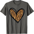 Love Cheetah Leopard Print Heart Valentines Day Girls Women Apparel Trending US Fan Favorite