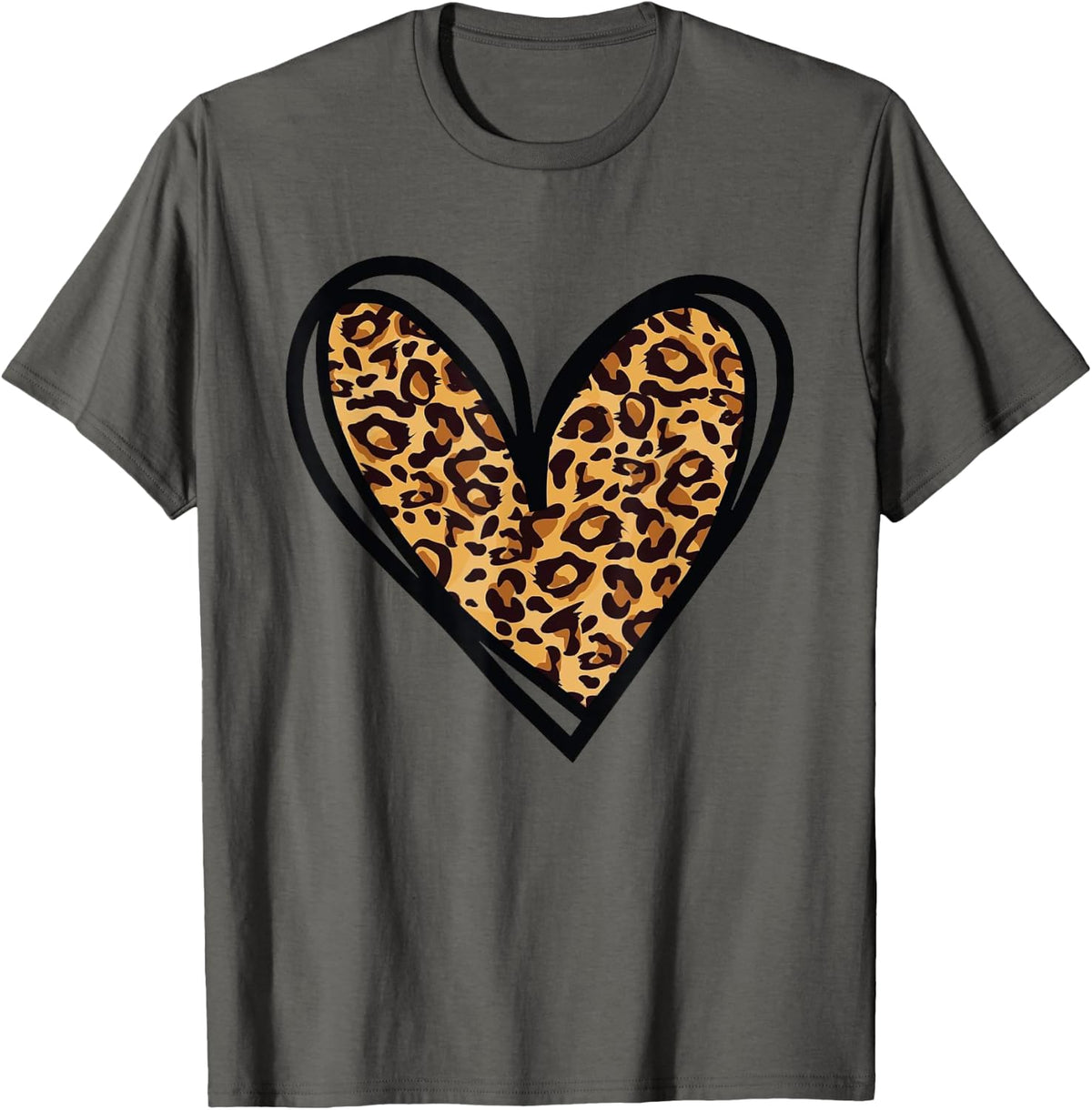 Love Cheetah Leopard Print Heart Valentines Day Girls Women Apparel Trending US Fan Favorite