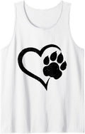 Lion Paw Print Cheetah Footprint Love Heart Tiger Leopard Tank Top Tank Top Premium Print US Top Pick