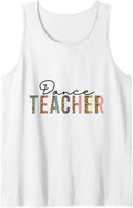 Dance Teacher Instructor Appreciation Leopard Cheetah Print Tank Top Tank Top Trending US Hot Right Now