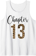13 Year Birthday Party Leopard Print 13rd Birthday Crew Tank Top Tank Top Viral TikTok Find Fan Favorite
