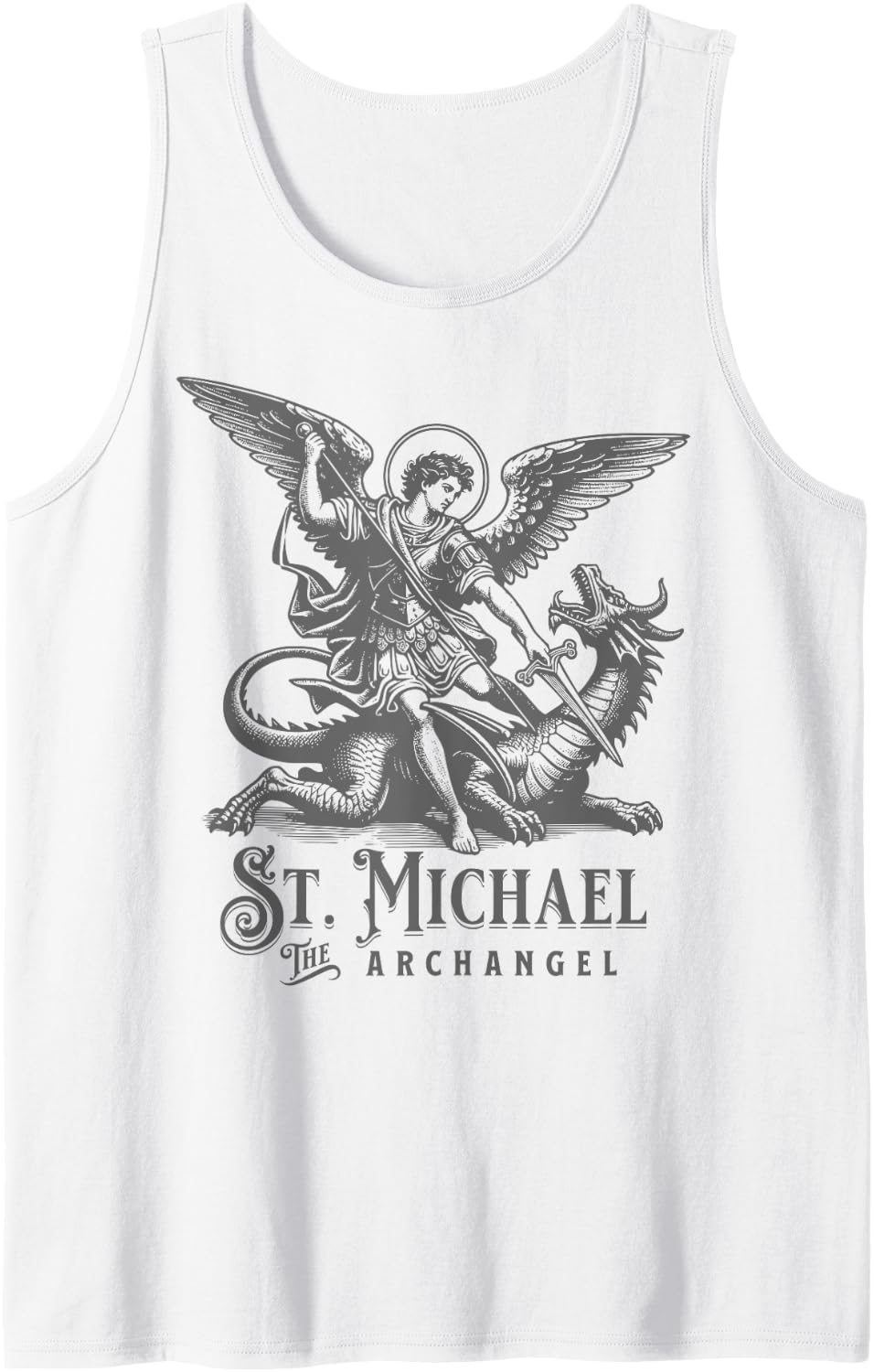 St Michael the Archangel Catholic Christian Saint Tank Top Tank Top | Viral Streetwear Style