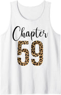 59 Year Birthday Party Leopard Print 59th Birthday Crew Tank Top Tank Top Trending US Best Seller Look