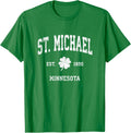 St. Michael Minnesota Vintage Shamrock Sports Apparel | Trending 2025