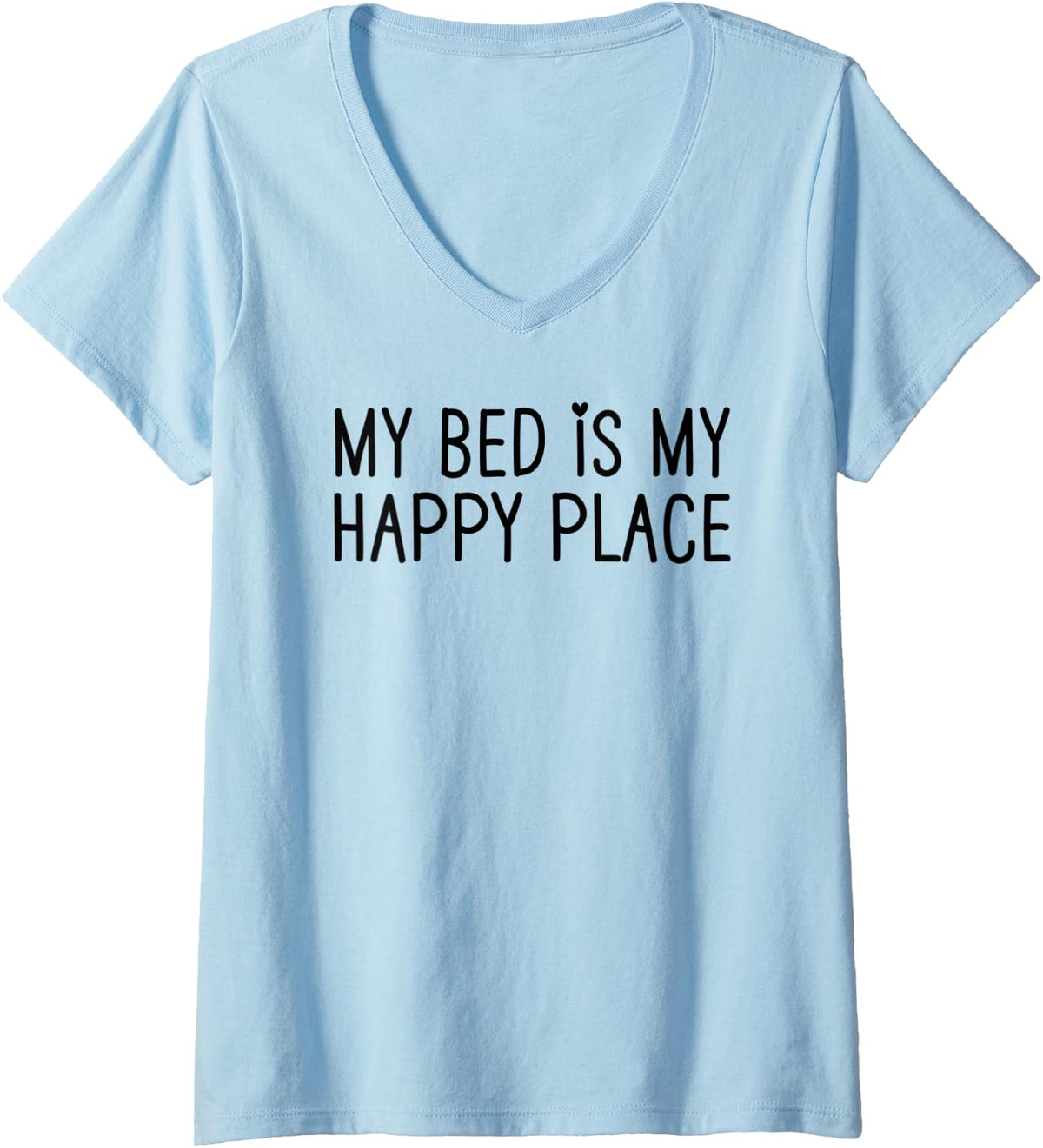 Womens My Bed is My Happy Place Kids Girls Sleeping Nap Pajama V-Neck Apparel | Premium Quality | Top Rated Comfort