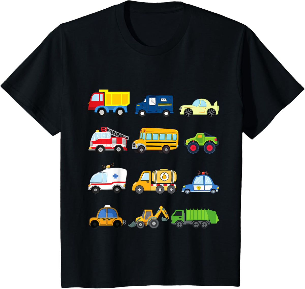 Kids Cars and Trucks and Things That Go Places Toddler Little Boy Apparel | Bestseller Style | Daily Wear Essential