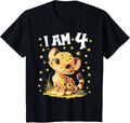4 Years old 4 birthday Cheetahs Boy Girl Cheetah Apparel Streetwear Style Best Seller Look