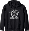 Soccer BONUS MOM Leopard Cheetah Print Retro Trendy Cute Zip Hoodie Hoodie Trending US Hot Right Now