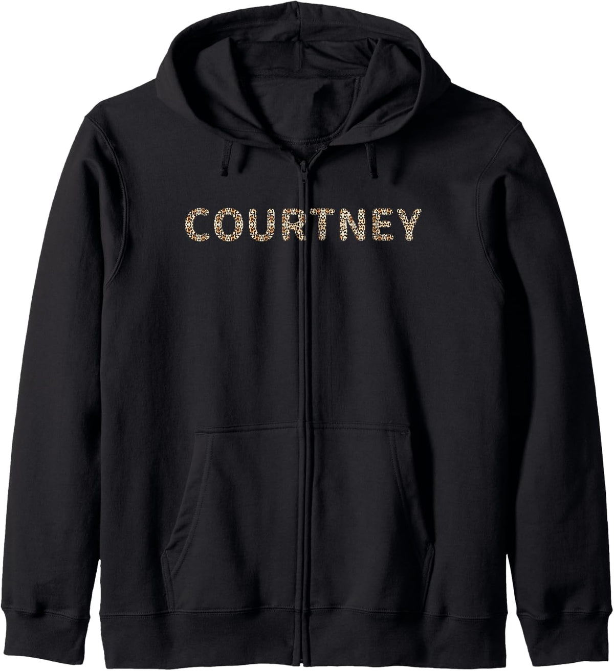 Awesome Courtney First Name Leopard Cheetah Print Zip Hoodie Hoodie Streetwear Style Hot Right Now