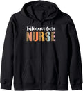 Intensive Care Nurse Leopard Print ICU Nursing School Women Zip Hoodie Hoodie Trending US Hot Right Now