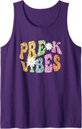 Groovy PRE K VIBES School Teacher Cheetah PreK Retro Trendy Tank Top Tank Top Viral TikTok Find Fan Favorite