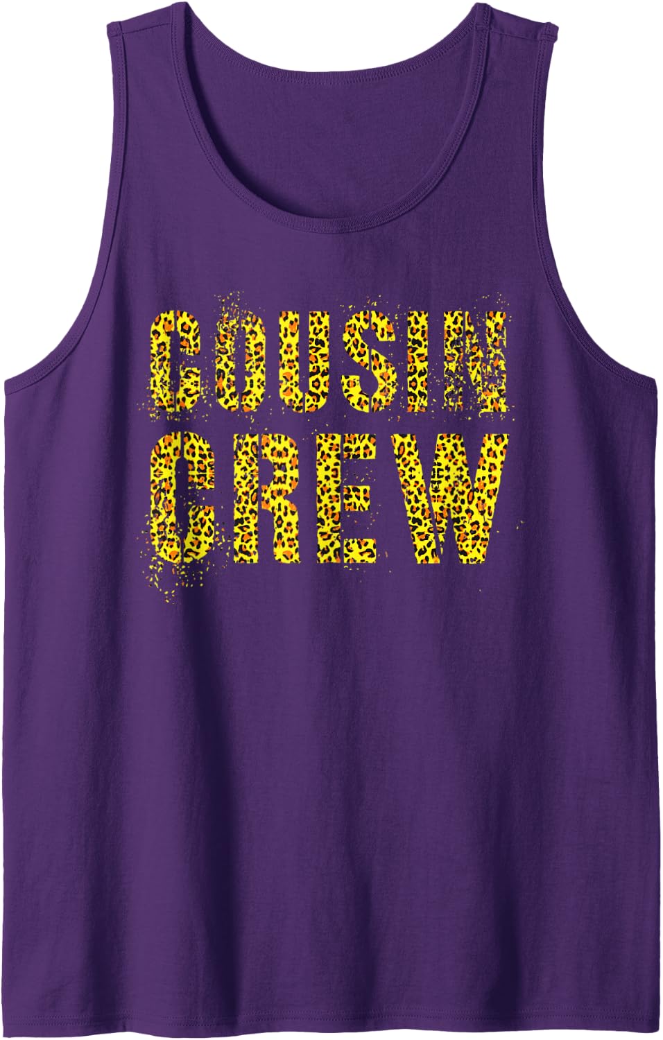 COUSIN CREW Leopard Print Funny Grammy Pawpaw Reeducation Tank Top Tank Top Comfort Fit Best Seller Look