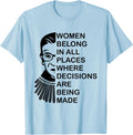 Vintage Notorious RBG . women belong in all places Apparel | US Viral Pick | Daily Wear Essential