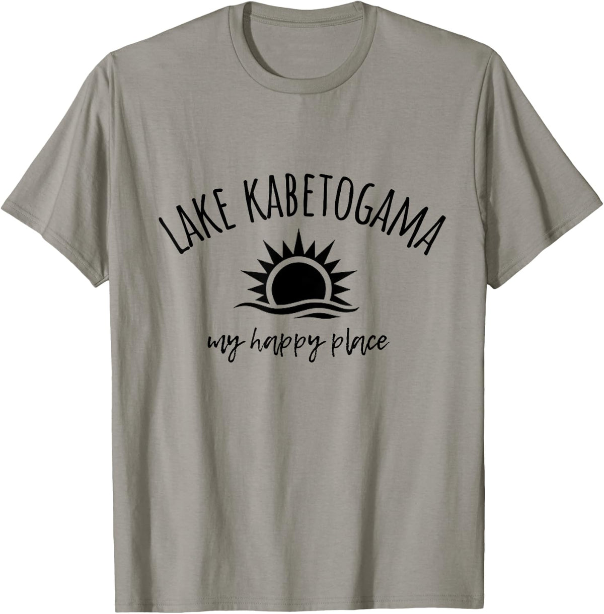 Lake Kabetogama MN My Happy Place Boating Fishing Funny Apparel | High Search Volume | Top Rated Comfort