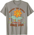 Making world better place since 1950 birthday celebration Apparel | High Search Volume | Top Rated Comfort