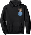 Cute Pocket Cheetah Safari Animal Lovers Pullover Hoodie Hoodie Viral TikTok Find Fan Favorite