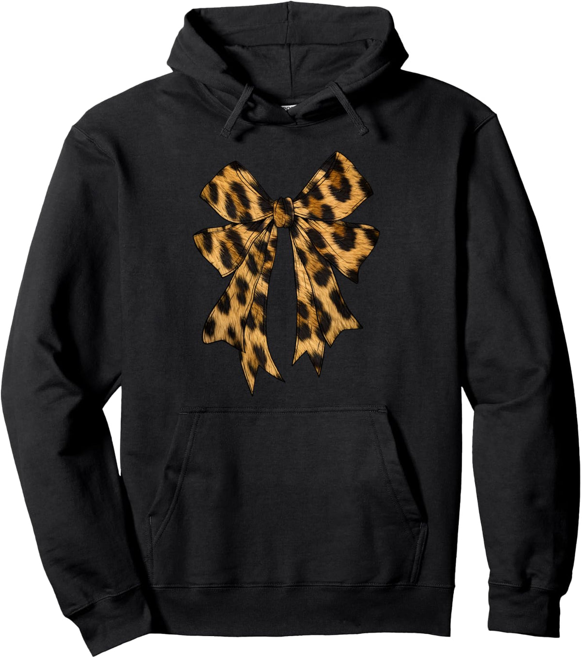Coquette Bow Leopard Cheetah Print For Women Girls Girly Mom Pullover Hoodie Hoodie Comfort Fit Best Seller Look