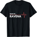 Made In Ravena Ravenna Italy Italia Place Of Birth Heartbeat Apparel | Bestseller Style | Daily Wear Essential